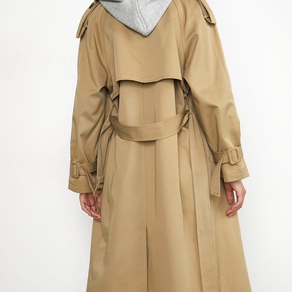 J.ING Susana Wheat Belted Trench Coats | Camel - Picture 5 of 9